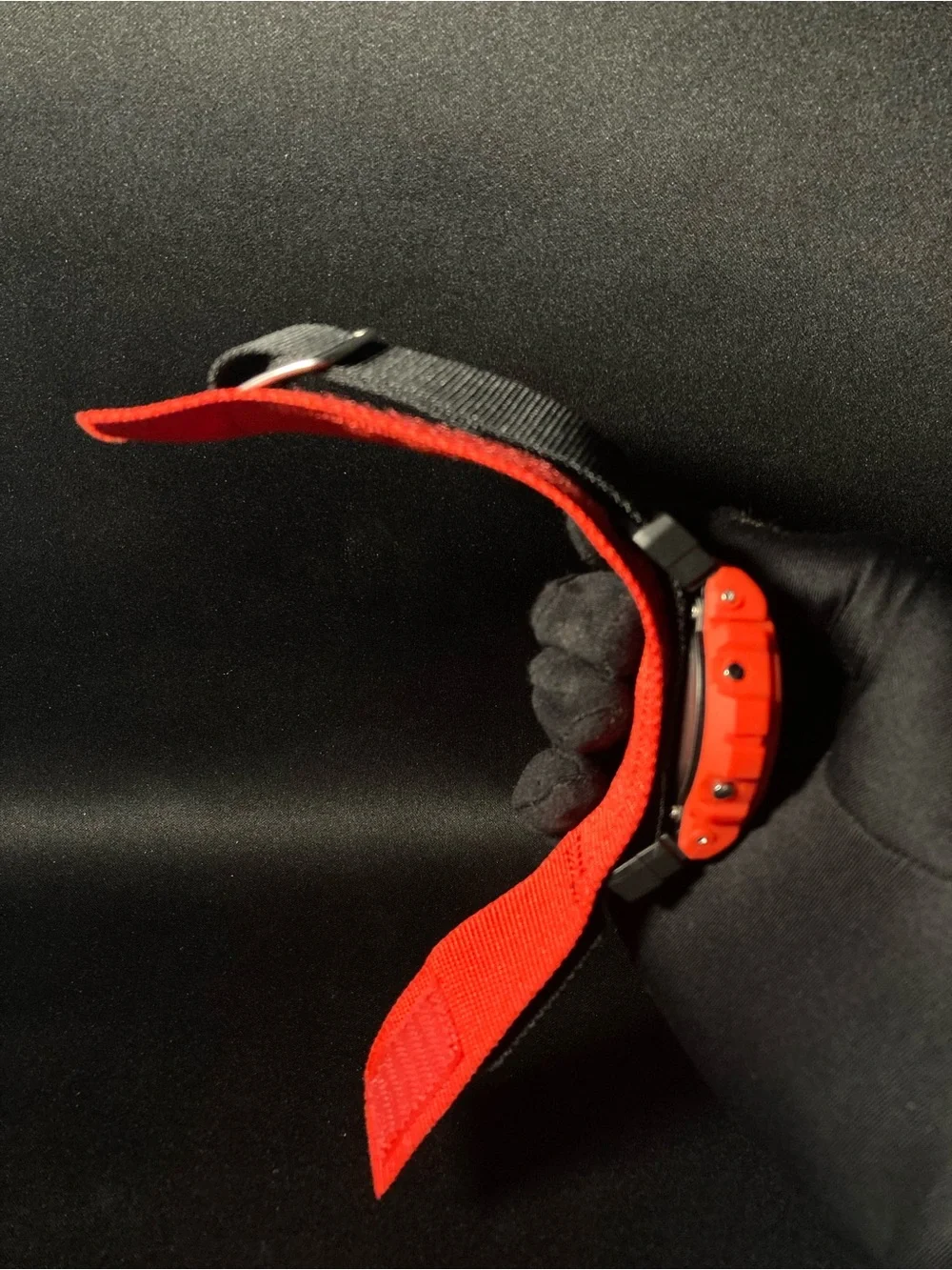 Custom Red and Black G Shock Dw6900 Model